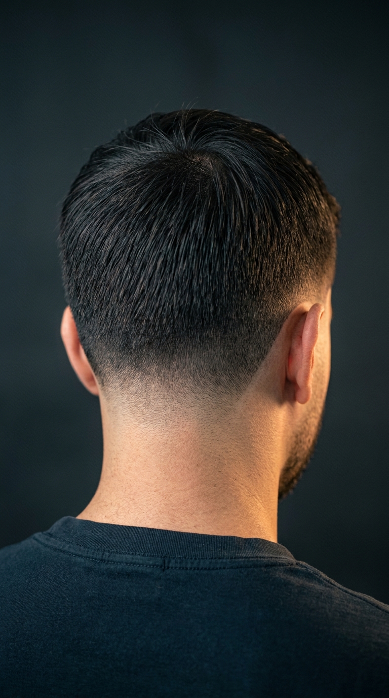 Barbeiro em ação — corte técnico